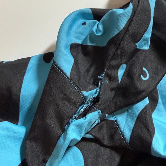 RIPNDIP Lord Nermal Cat Mushroom Psychedelic Windbreaker Hoodie Men's Sz Medium - Picture 10 of 10